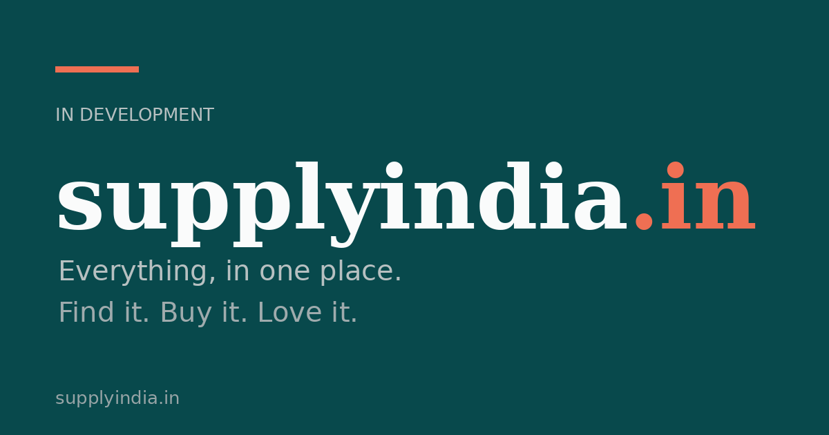 Link preview image for supplyindia.in